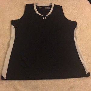 Under Armour tank top. 2XL. Black & White.